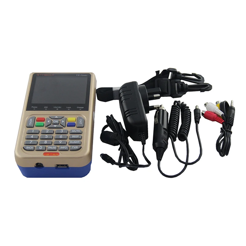 HD искатель звезд V8 метр DVB S2 S2x находит спутники цифровой измеритель сигнала ТВ