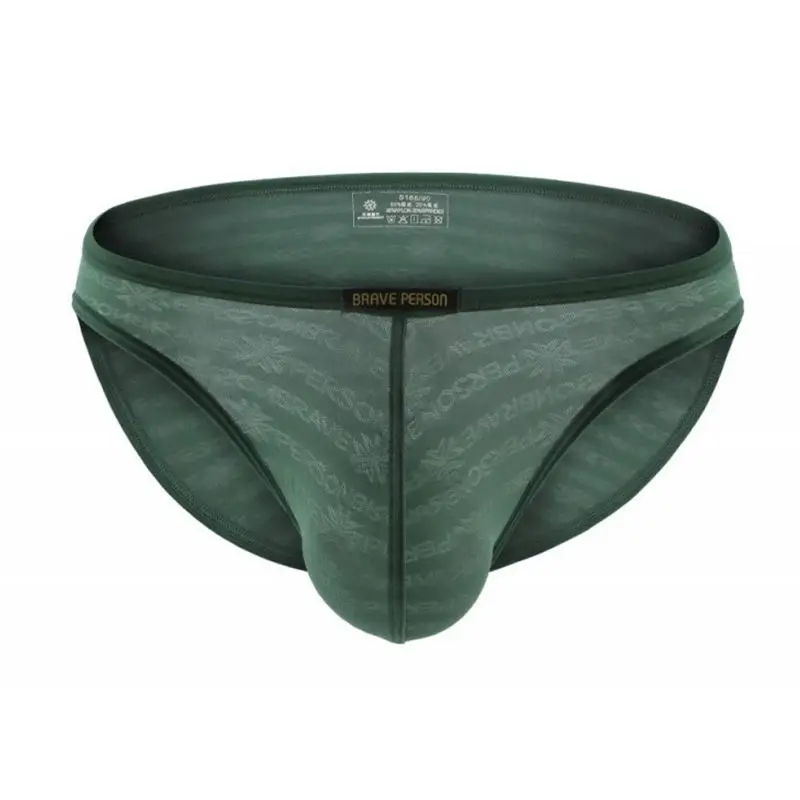 Сексуальные трусы с низкой талией нижнее белье Для мужчин s Бикини плавки из