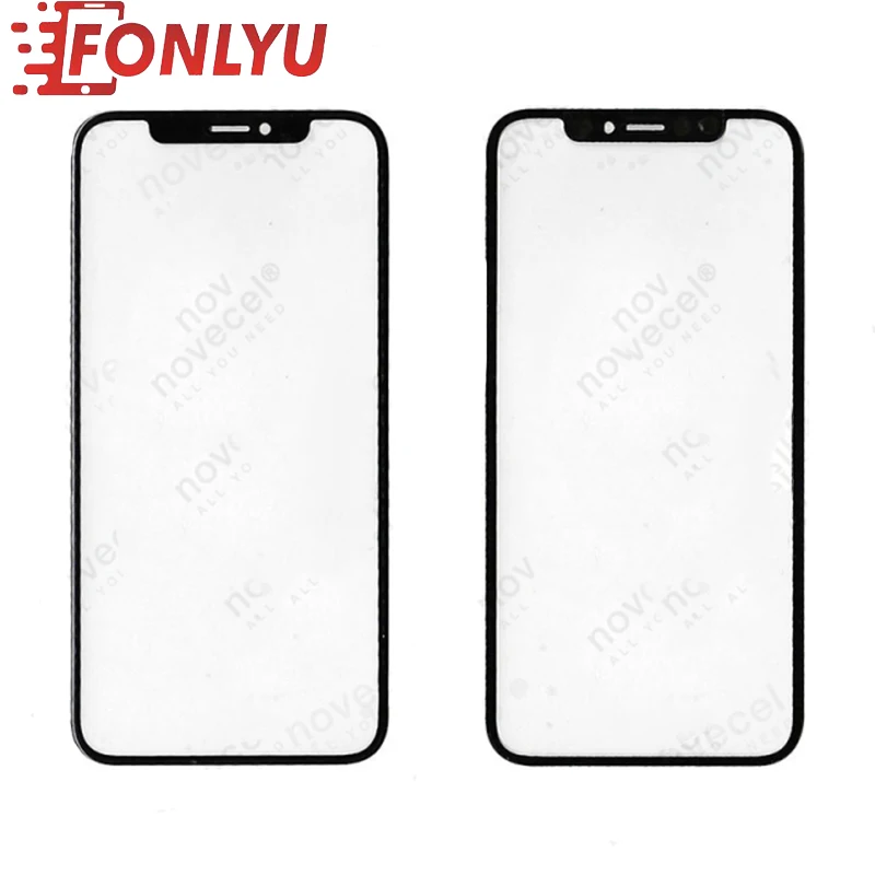 10 шт./лот оригинальное качество передний экран стекло для iPhone X/XS XR XSMAX ЖК дисплей