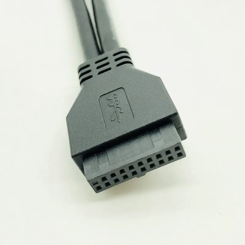 USB 3.0 20Pin Front Panel Cable USB3.0 Hub Dual Port Female to Motherboard 20 Pin Header Connector Adapter | Компьютеры и офис