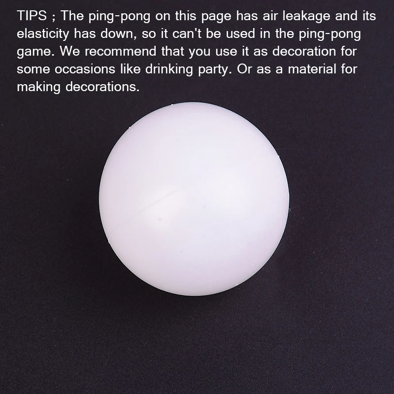 Hot Sale PE Colored Beer Ping Pong Ball 38 mm With Seam For Game Party Decoration Plastic Balls 144 pcs/bag | Спорт и развлечения