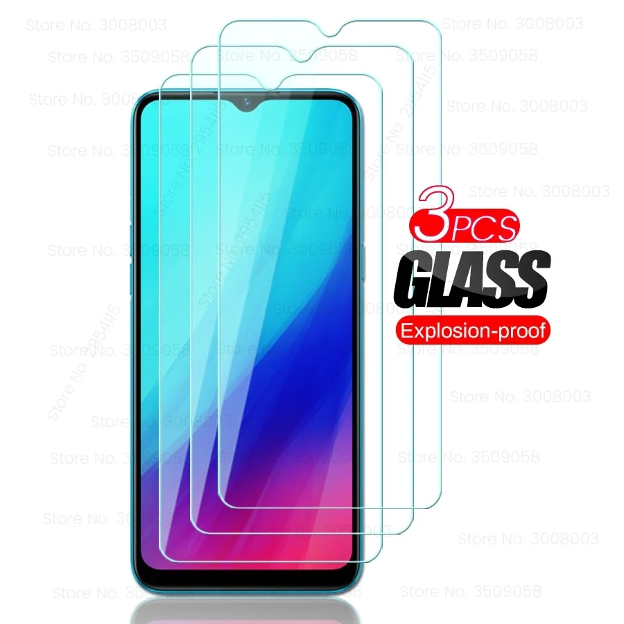 

3PCS for Realme 5 6 7 Pro 5i 6i 7i 6s 5s Protective Glass Realmi C3 C11 C15 C21 C 3 11 15 21 Tempered Glas Screen Protector Film
