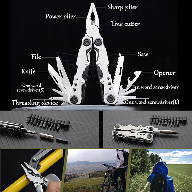 Многофункциональные плоскогубцы для повседневного использования ручной