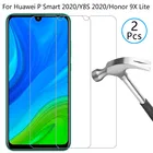 2 шт. закаленное стекло для Huawei P Smart 2020 Y8S 2020 защита для экрана 2.5D 9H для Huawei Honor 9X Lite защитная пленка стекло