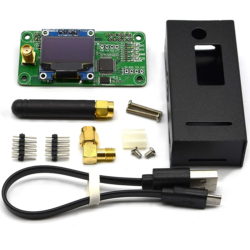 

Hotspot Board + Aluminium Case Support UHF VHF Support P25 DMR YSF DSTAR NXDN POCSAG for Raspberry Pi-Zero W, Pi 3