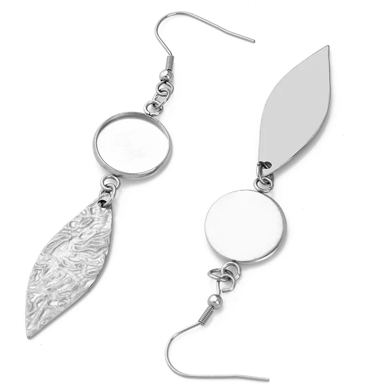 6 шт. металлическая пустая основа для сережек из нержавеющей стали подходит 10 12 14