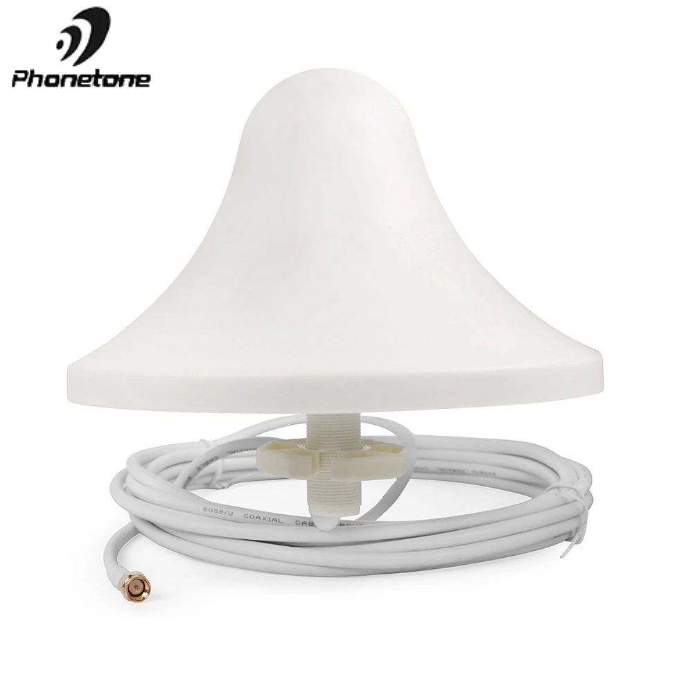 Внутренняя Omni потолочная антенна GSM/3G/LTE 850 ~ 2500 МГц 5dBi с разъемом SMA для усилителя