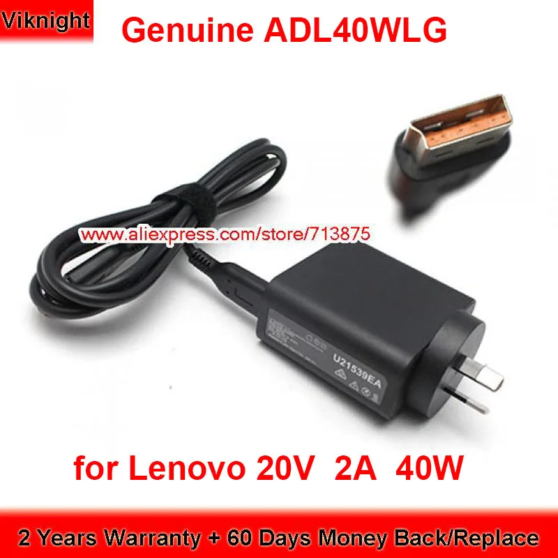 Fonte de Alimentação ac para Lenovo Genuíno Carregador 20v 2a Adaptador Yoga 3 Pro Ultrabook 3-1470 14-ifi 700-141sk Adl40wca 40w 36200561