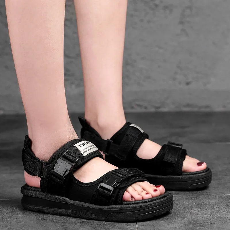 Сандалии на танкетке для мужчин и женщин дышащие пляжные спортивные босоножки