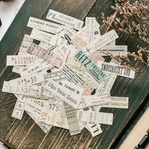 70 шт Ретро билет винтажные английские Васи с клейким декором дневник план наклейки для скрапбукинга этикетки стационарные принадлежности