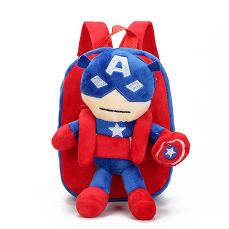 

Superhero Spider Man Kids School Bags for Children Backpacks Captain American SchoolBag Baby Boys Small Backpack Bag