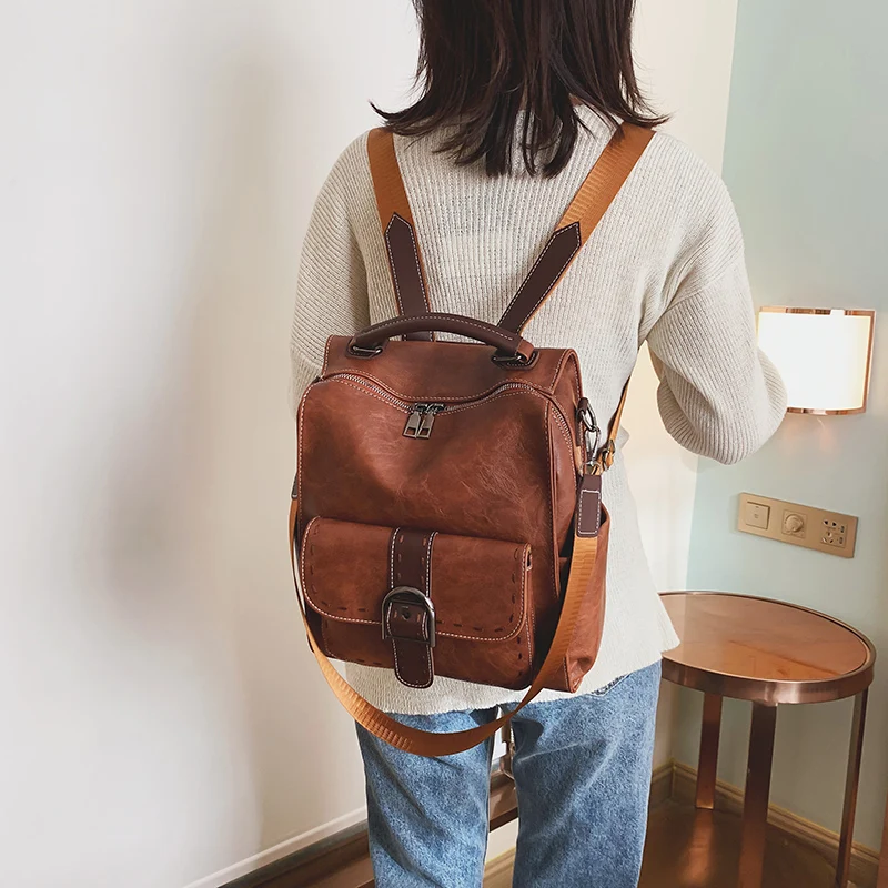 

YOUSE Brand New Fashion Retro Women's Backpack Fashion All-match Backpacks Bag for Women Backpack Women Backpacks Designer Bags
