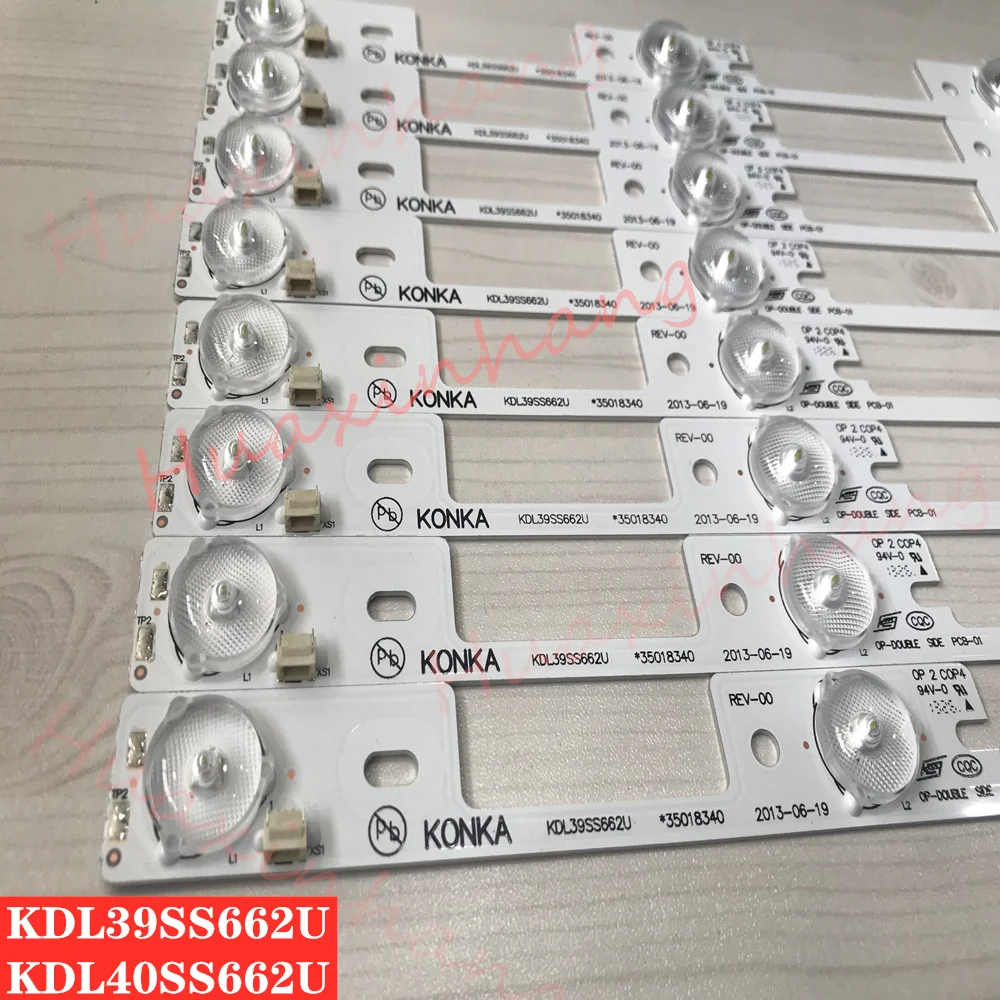 100 штук для Konka 39 дюймов ТВ KDL39SS662U 35018339 40 KDL40SS662U 35019864 327 мм 6V |