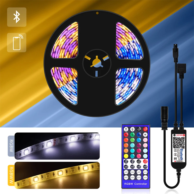 Светодиодная лента COOLO SMD5050 RGB 5 м 10 60 светодиодов/м 12 В постоянного тока | Лампы и