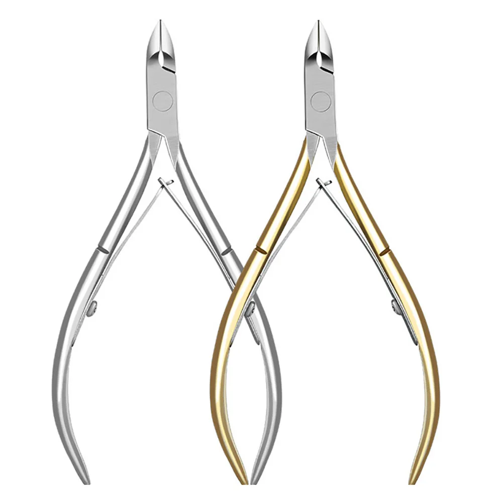Нержавеющая сталь Маникюр нейл-арта кусачки для кутикулы отделка жесткий
