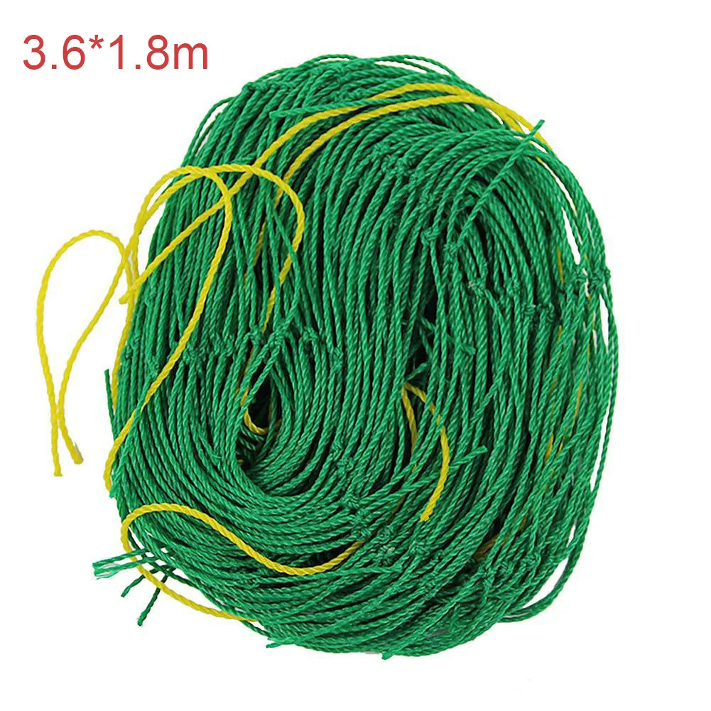 Green Nylon Plant Climbing Net Garden Bean Growing Fence Mesh Support | Дом и сад