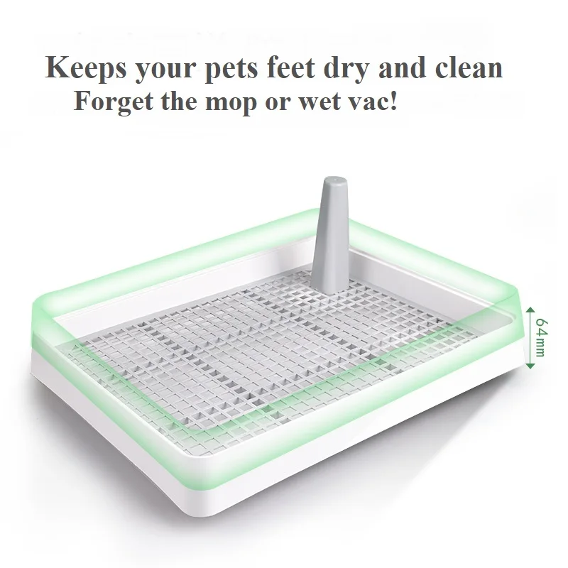 Горшок для собак и щенков горшок домашних с защитной стенкой на каждой стороне