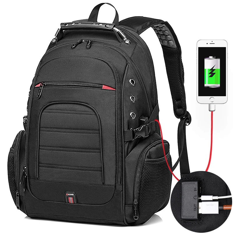 

USB Charging Anti theft multifunctional Backpack teens schoolbag mochila New 45L Travel backpack 15.6" Laptop Backpack Men