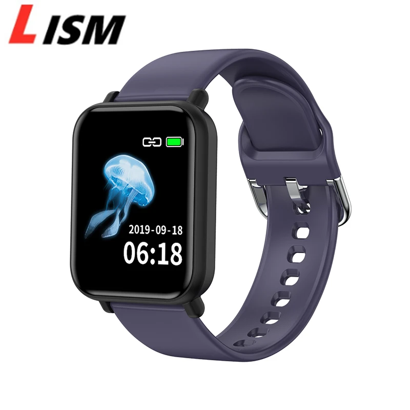 ЛМС R7 полный сенсорный сердечного ритма крови Давление монитор Smartwatch