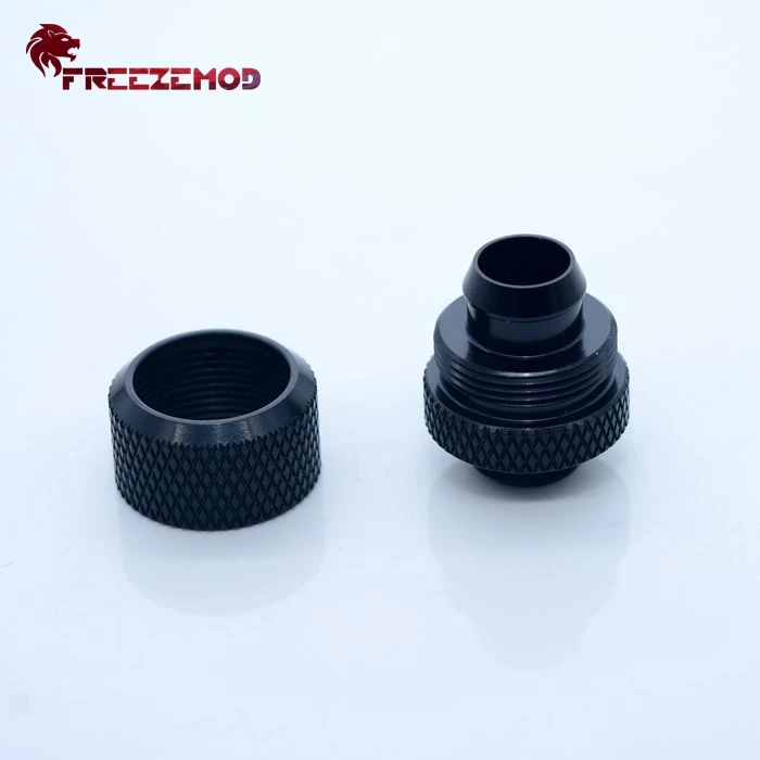FREEZEMOD латунная водяная арматура для систем охлаждения G1/4 ''внешняя резьба для 10X16 мм ПВХ мягкая трубка компьютерное водяное охлаждение. HRGKN-B38H