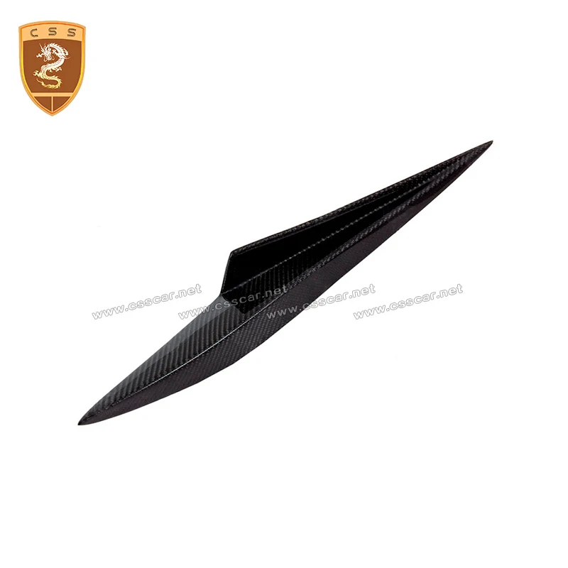 Автомобильные аксессуары 2 шт./компл. углеродное волокно подходит для переднего
