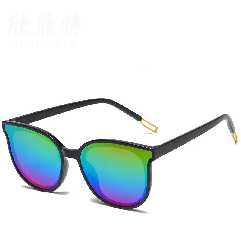 Акула парус Мода кошачий глаз большие женские очки стимпанк Винтажные