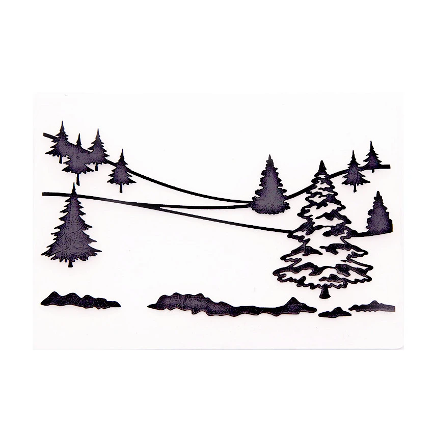 10 5x14 8 см hill бумажной папки для тиснения Пластик Скрапбукинг DIY шаблон Fondant