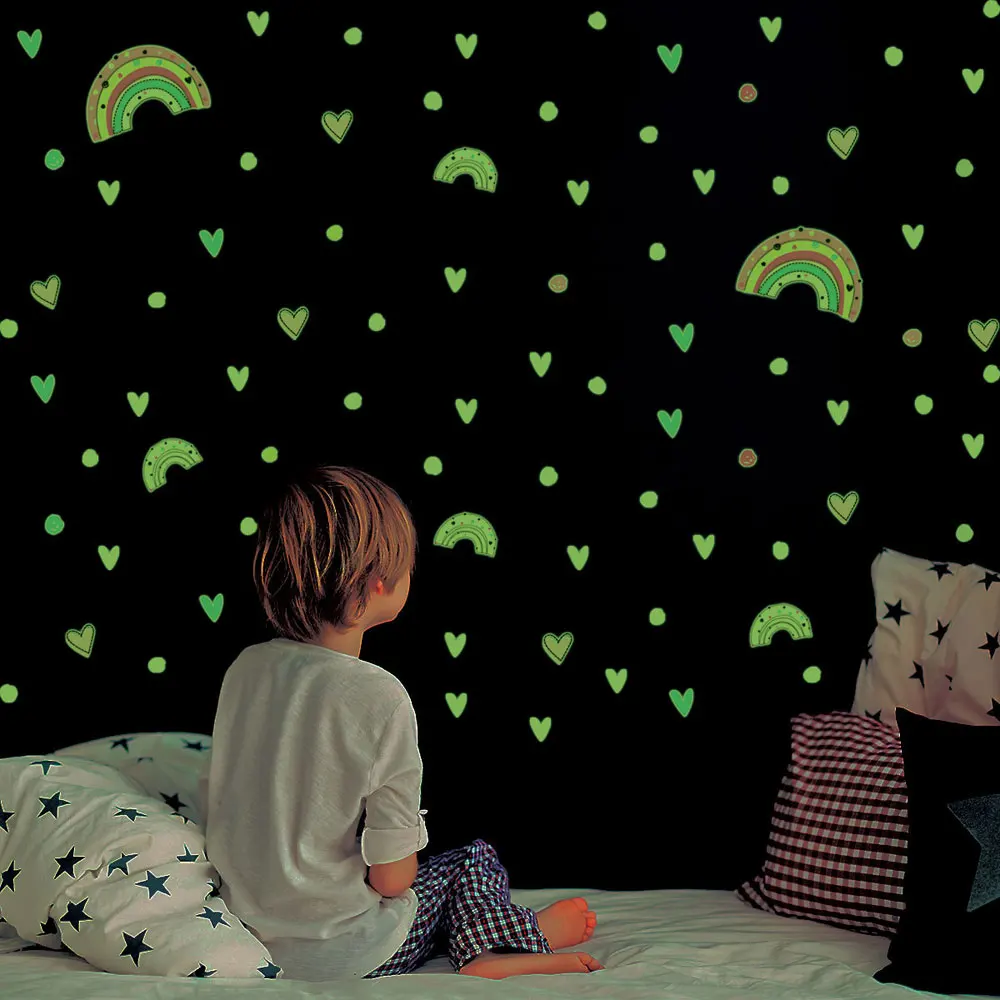 3 шт./компл. сердце радуга фотообои для спальни домашние украшения настенные