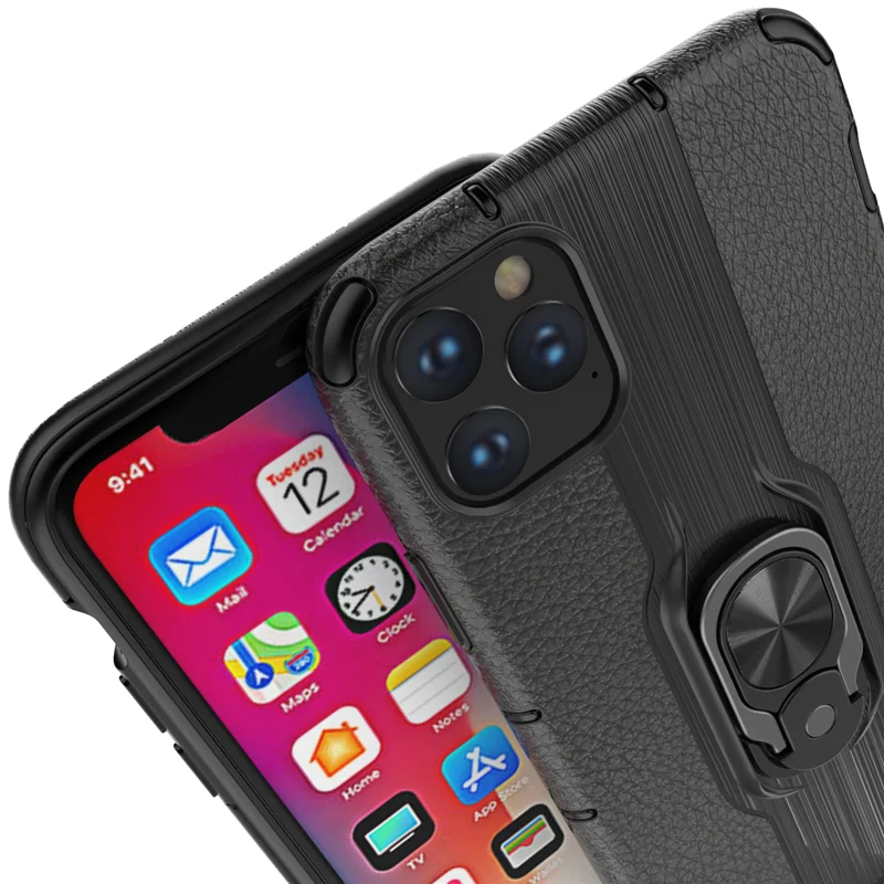 Для iPhone 11 Pro Max Xr Xs max 7 8 6S 6 Plus кейс держатель для колец Броня бампер чехол 11Pro Чехол