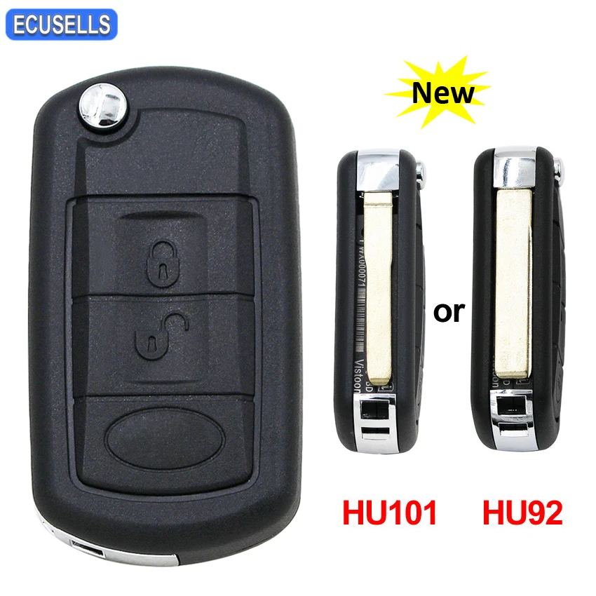 Откидная оболочка ключа дистанционного управления чехол с тремя кнопками