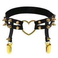 cool spike garter belts heart leg harness studs thigh jewelry girls punk gothic cosplay goth accessories