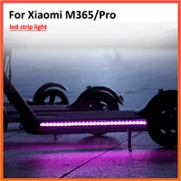 led strip flashlight rgb bar lamp for xiaomi mijia m365 electric scooter skateboard night safety light scooter decorative lamp
