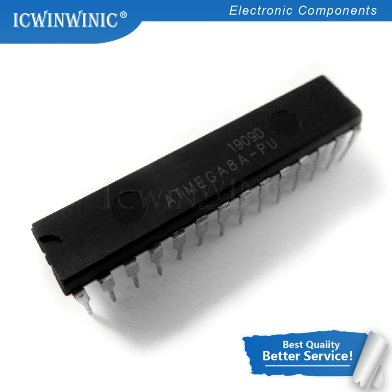 2 шт. ATMEGA8A PU DIP ATMEL ATMEGA8 DIP20 программируемая вспышка|Интегральные схемы| |