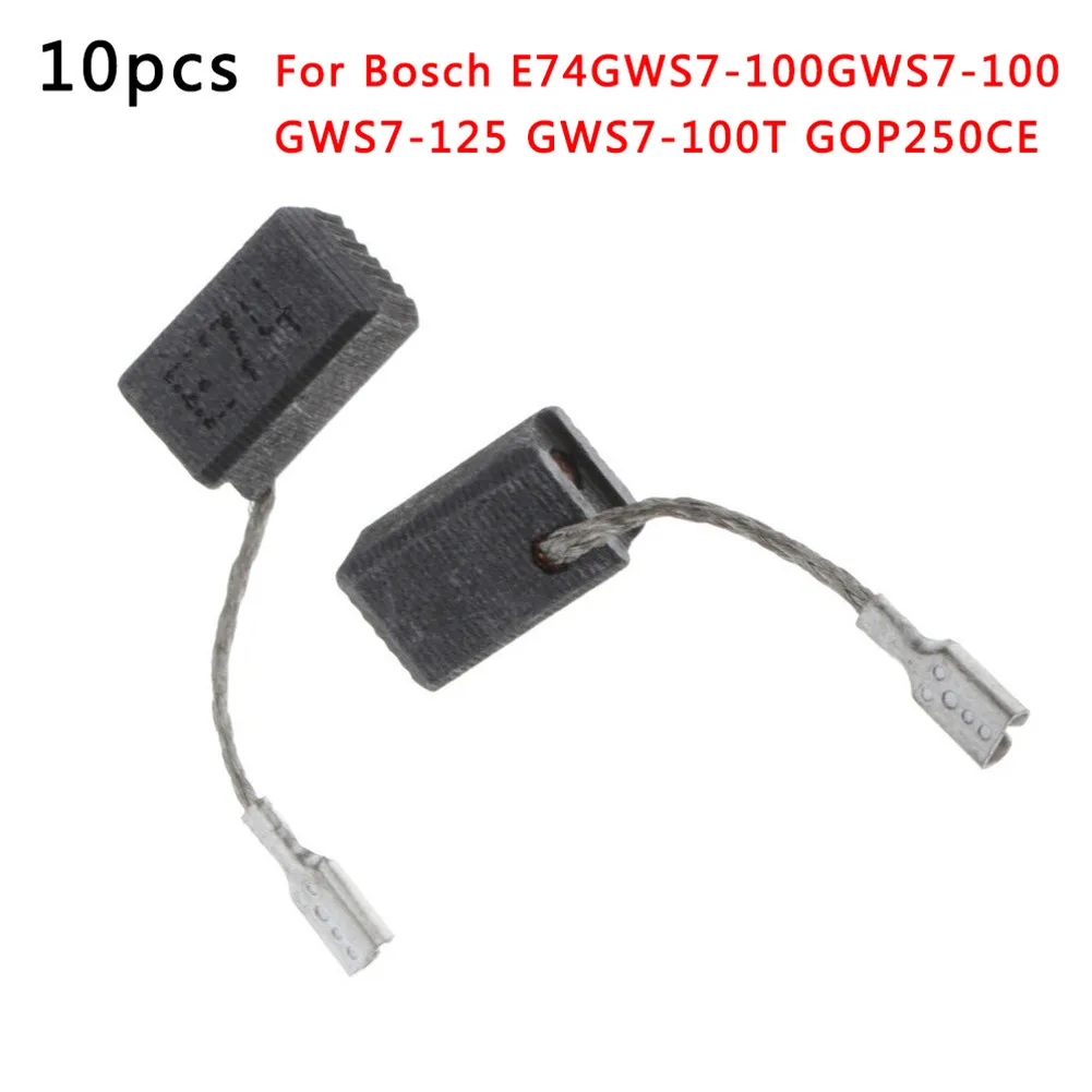 

Newest Protable Carbon Brush Power Tool 10pcs 6.5mm×8mm×13mm Accessories For Bosch GWS7-125 GWS7-100T GOP250CE