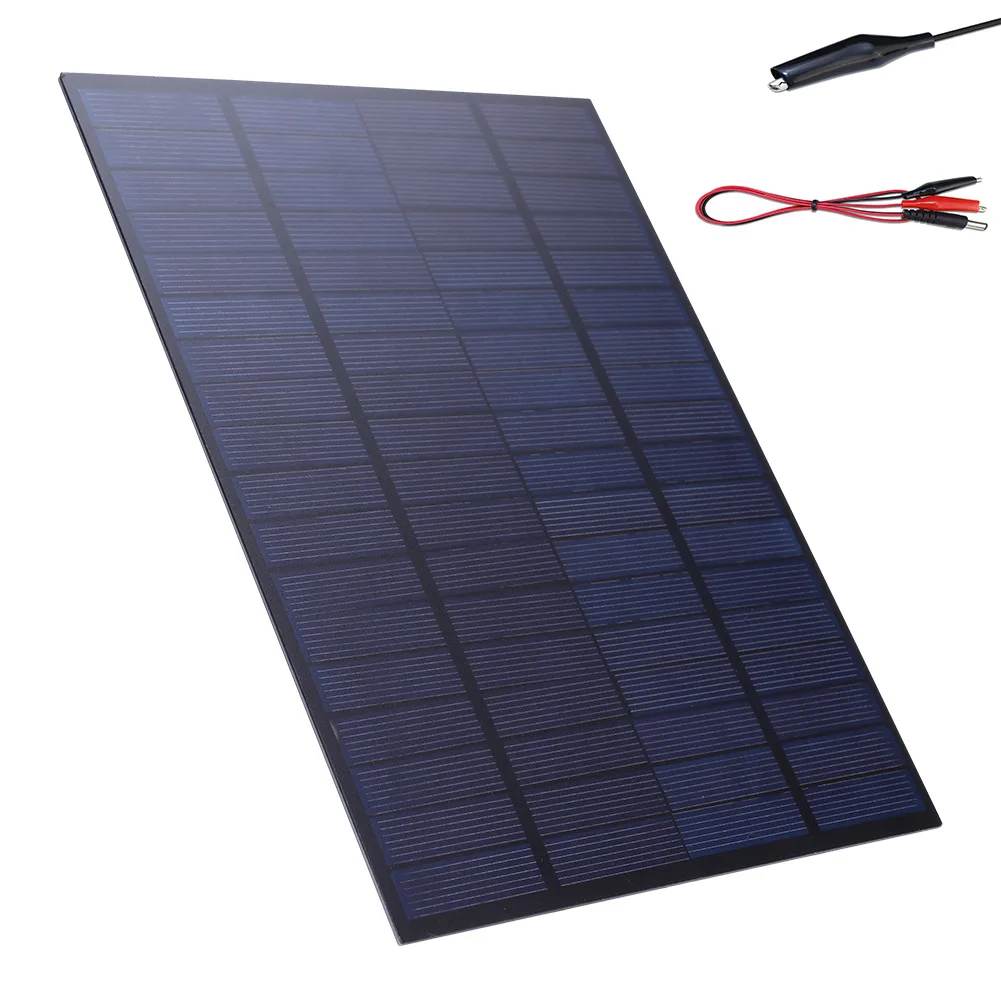Миниатюрная солнечная панель 18 в 5 Вт для самостоятельной сборки светильников