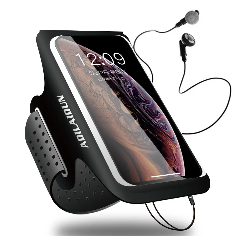 

Running Sport Mobile Phone Arm Bag Waterproof Fitness Cell Phone Luminous Arm Case Pouch Hiking Jogging Card Key Holder Pocket