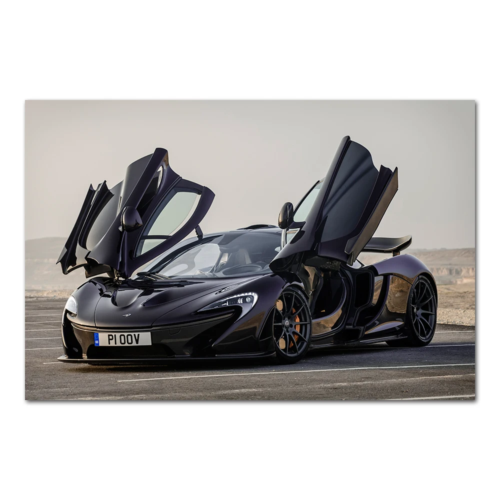 Mclaren P1 спортивный автомобиль настенные художественные плакаты и принты на холсте