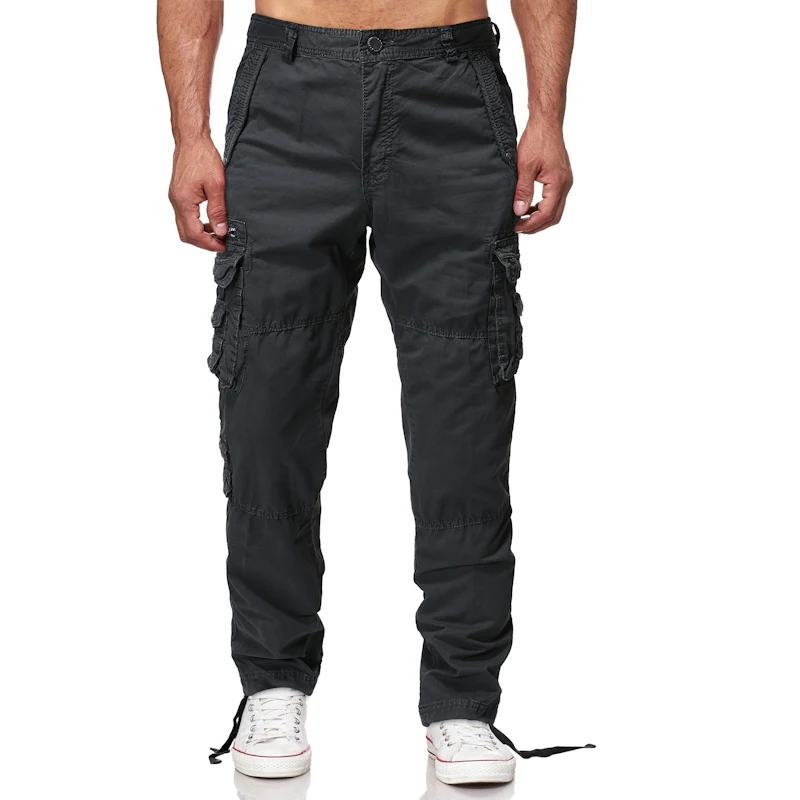 Большие размеры для 40 # мужские зимние повседневные брюки карго комбинезоны