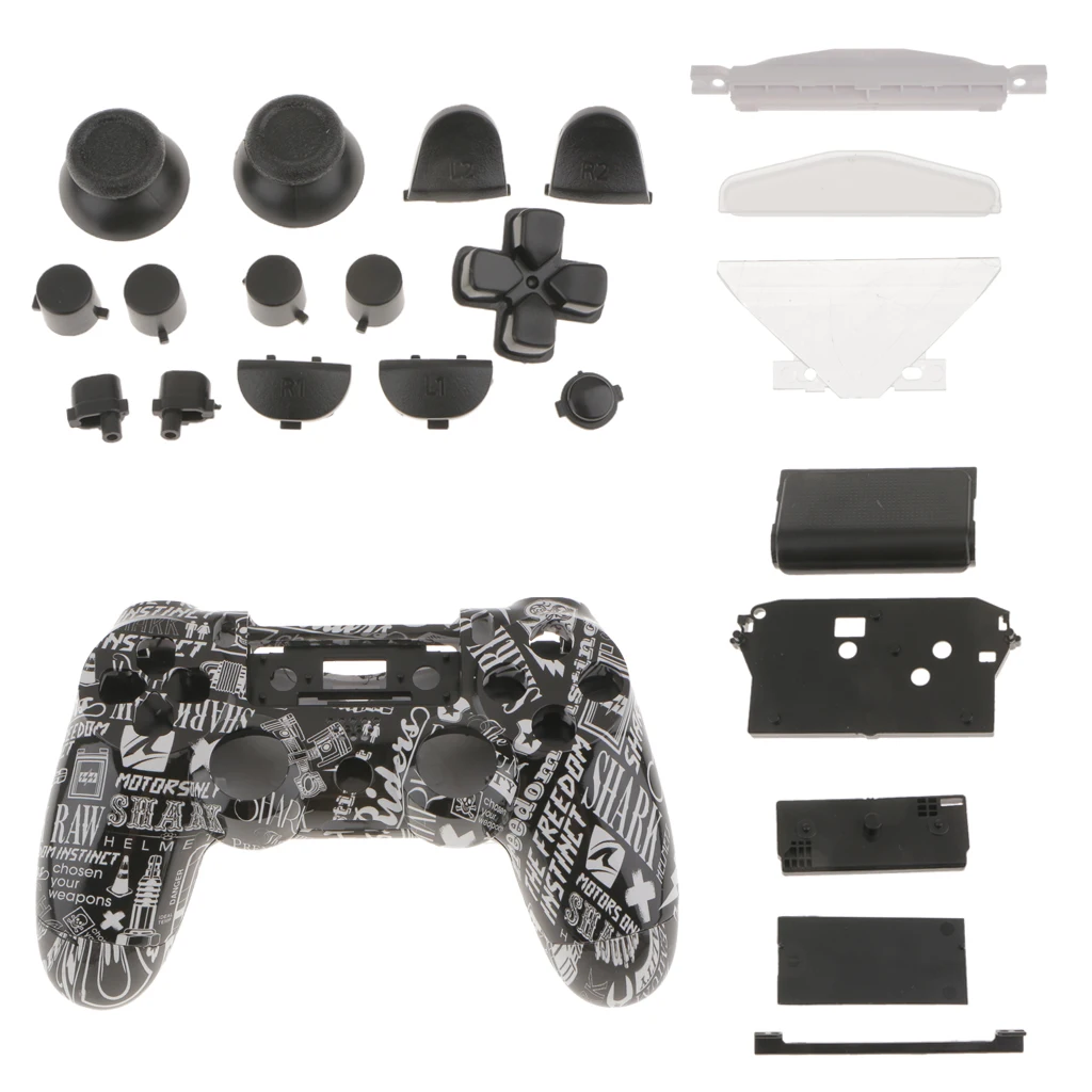 Custom Shell Hydro окунутый мод кнопки комплект для PS4 беспроводной контроллер|Запасные