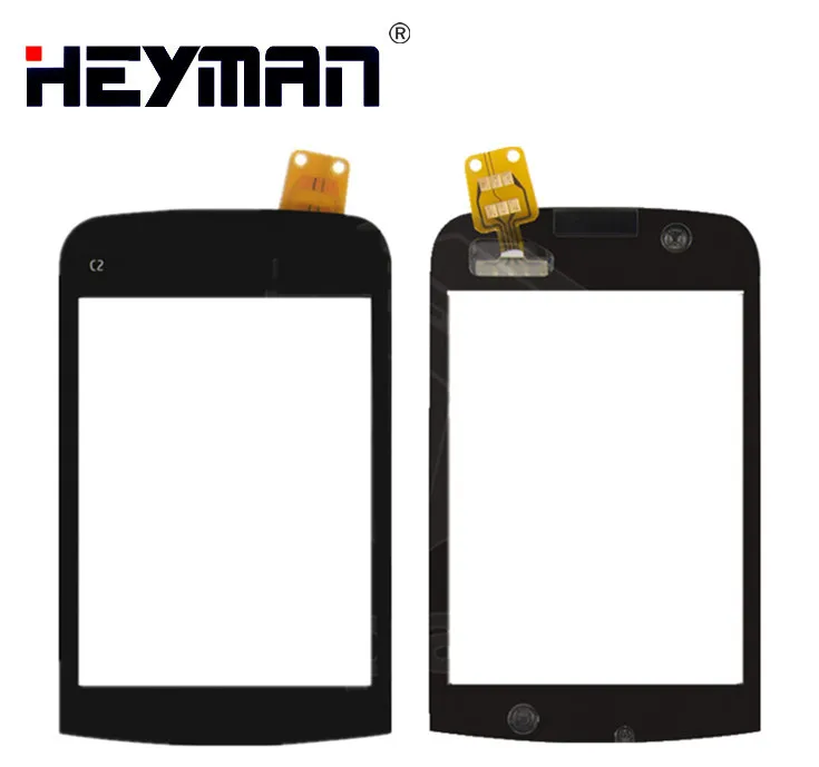 ЖК-дисплей с сенсорным экраном для Nokia C2-02, C2-03, C2-06, C2-07, C2-08 ЖК-экран дигитайзер стеклянная панель передняя стеклянная линза - Цвет: only black Touch