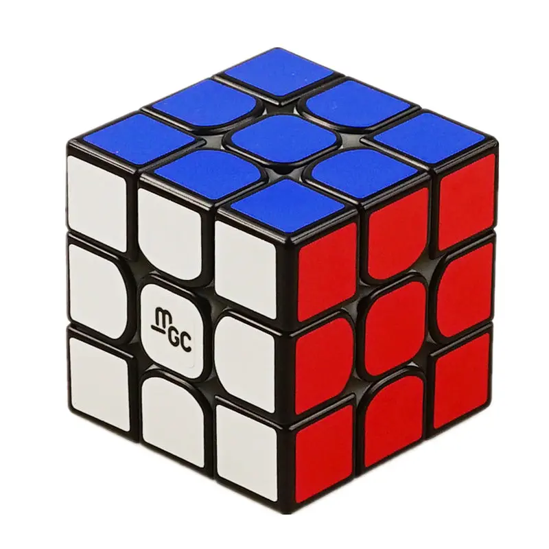 YJ MGC V2 M 3x3x3 Магнитный магический куб версия 2 Yongjun MGC V2 2*2 скоростной куб для тренировки мозга игрушки для детей - Цвет: Black