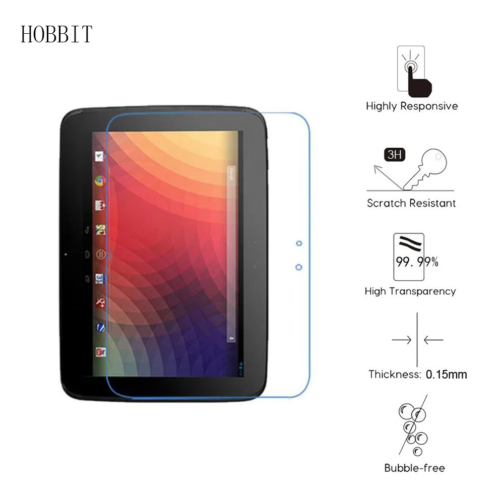Прозрачная ультратонкая Противоударная ПЭТ-пленка 0 15 мм для Google Nexus 10 Nexus10 дюймов