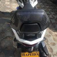 modified motorcycle pcx125 pcx150 pcx rear backrest seat bracket tail top box leather seats for honda pcx 125 150 2018 2019