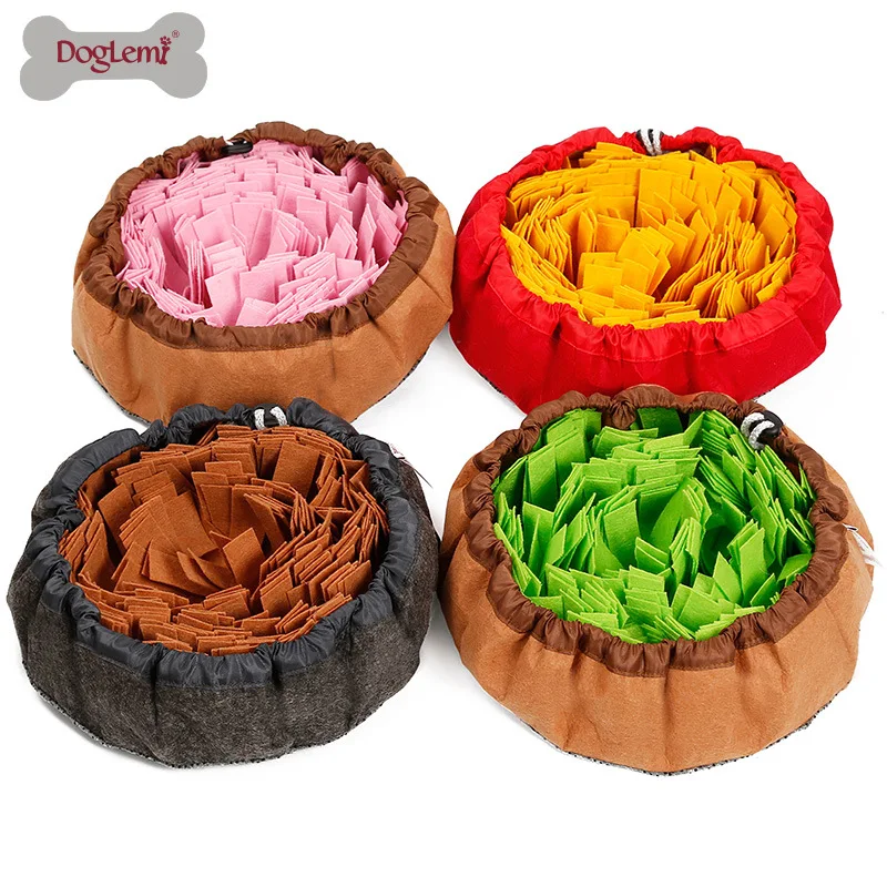 

Dog Feeding Mat Large, Dog Snuffle Mat Pet Snuffle Bowl Pet Cat Snuffle Mat Cat Snuffling Nose Work Mat IQ Training Slow Eat Bow