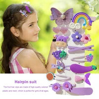 fruit hair clips purple cartoon hairpin hair accessories for girl different styles excellent service for children teenagers