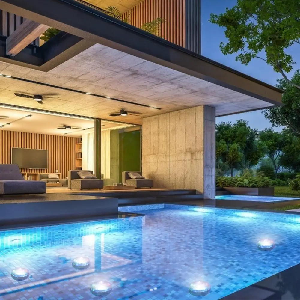 

Underwater Lamp 13LED Light IP68 Waterproof RF Remote Control Aquarium Lamp For Garden Pool Fountain Aquarium