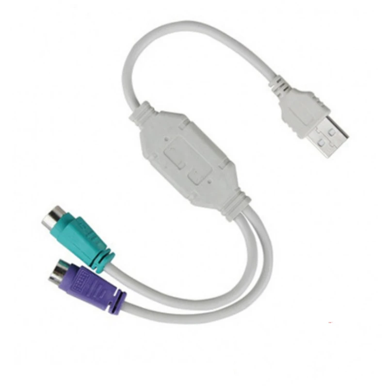 Внешний USB-преобразователь для PS / 2 PS2 переходник с кабелем клавиатуры мыши
