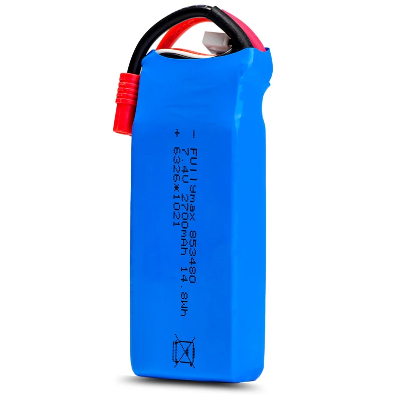 Аккумулятор Lipo 7 4 В 2700 мАч для Syma X8C X8W X8G запасные части радиоуправляемого дрона