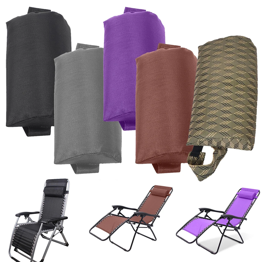 

Outdoor Anti Gravity Lounge Chair Pillow, Headrest Pillow for Folding Beach Sling/Lounge Chairs