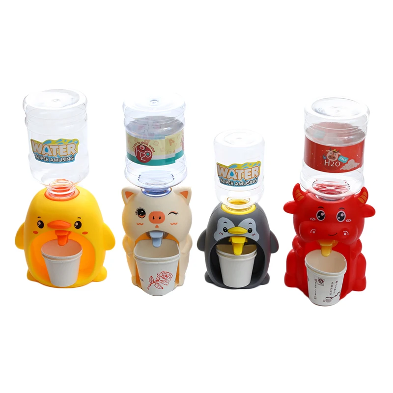 

Mini Water Dispenser Children Kids Toy Cute Water Drinking Fountain Simulation Fun Little Cute Duck Toy Drink Machine